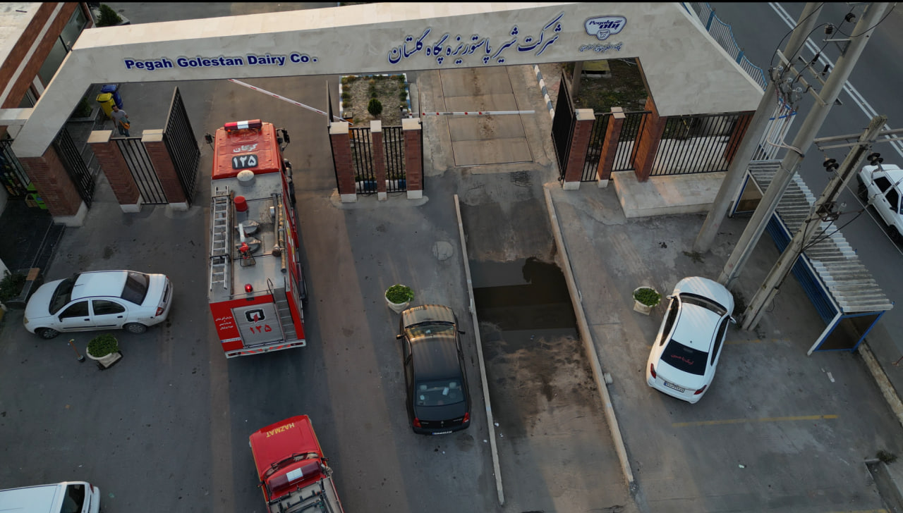 برگزاری مانور نشت مواد شیمیایی در کارخان...