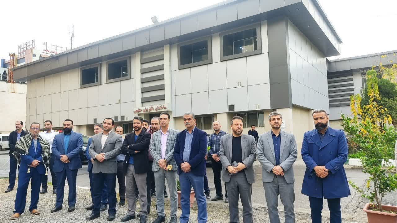 گرامیداشت پنجم آذر سالروز قیام خونین ملی مردم گرگان در محل بیمارستان پنج آذر