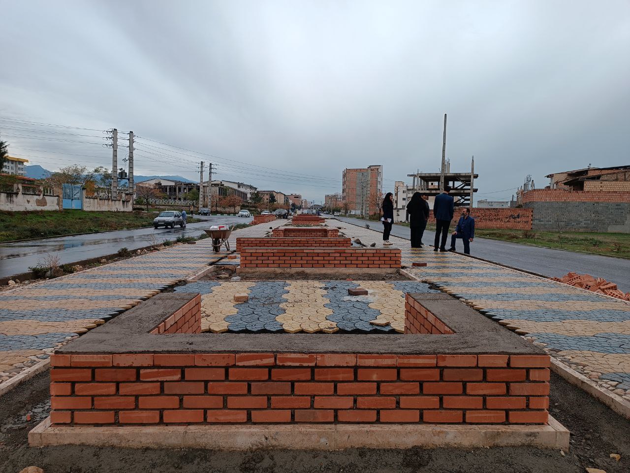 تبدیل بلوار ترافیکی محور کمربندی به پارک خطی 480 متری