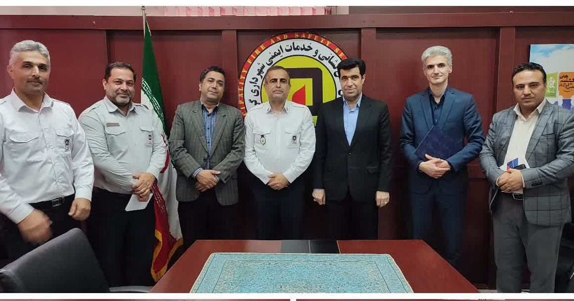 عقد تفاهم نامه همکاری سازمان آتش نشانی ش...