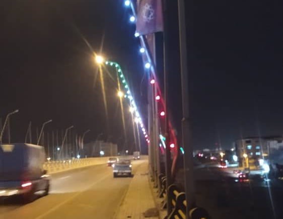 روشنایی روگذر شهید قندهاری گرگان تأمین شد
