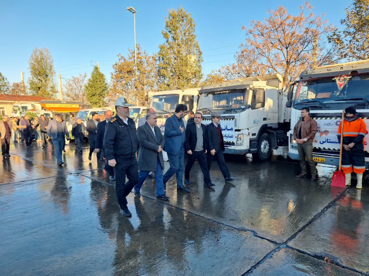 آغاز مانور عملیات زمستانی شهرداری گرگان...