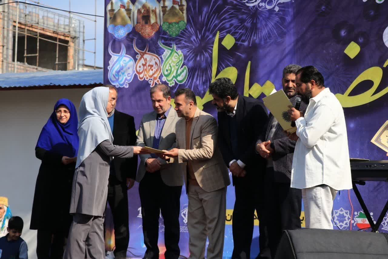 جشن حضور تا ظهور در دبستان شاهد پسران با حضور شهردار گرگان