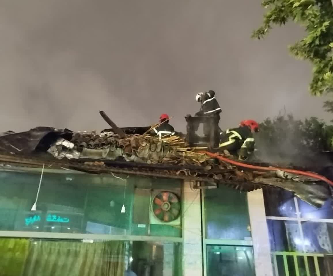 مهار آتش‌سوزی نانوایی لاله سیزدهم با حضو...