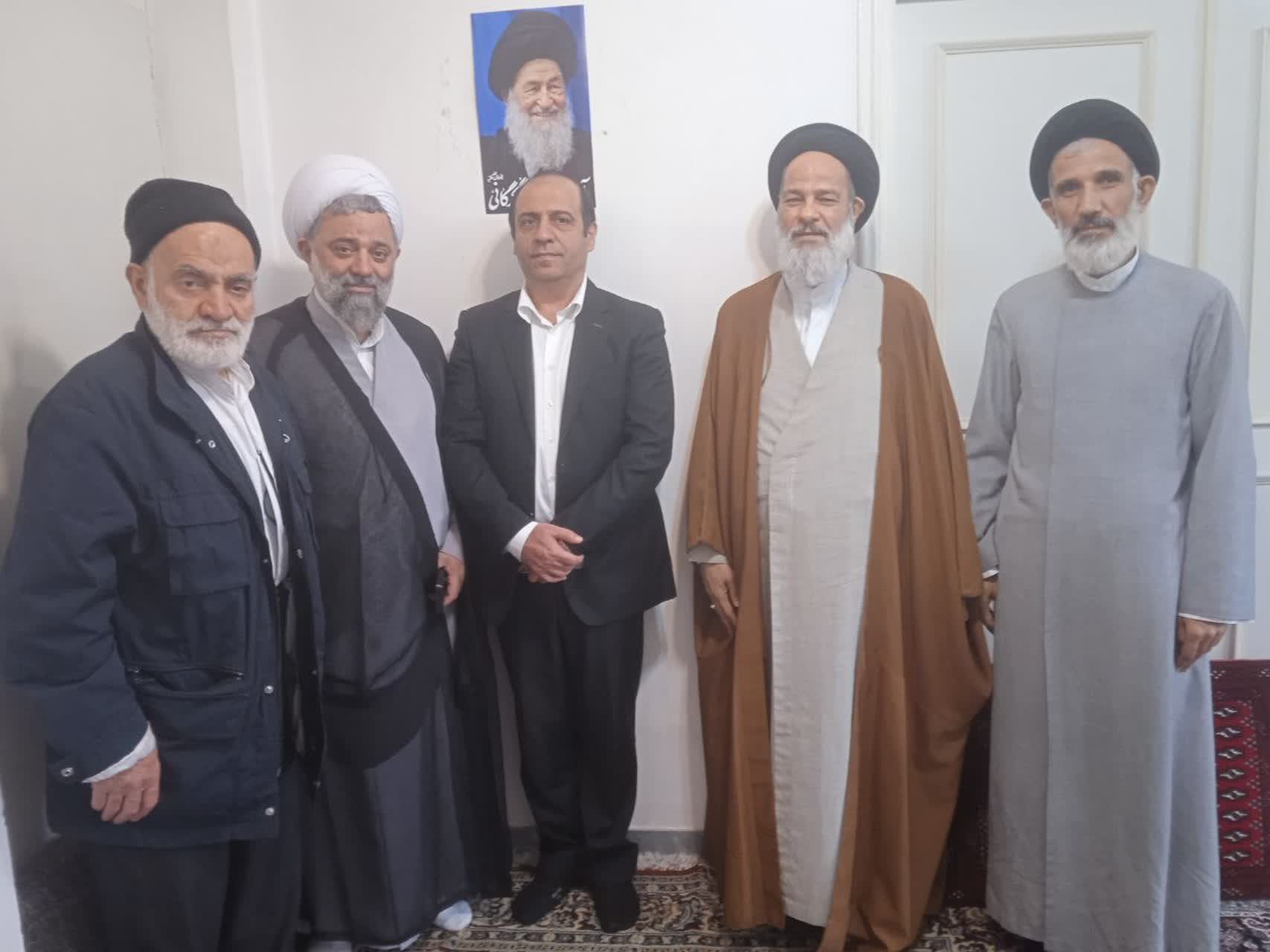 دیدار شهردار گرگان با فرزند مرحوم آیت‌الله علوی گرگانی