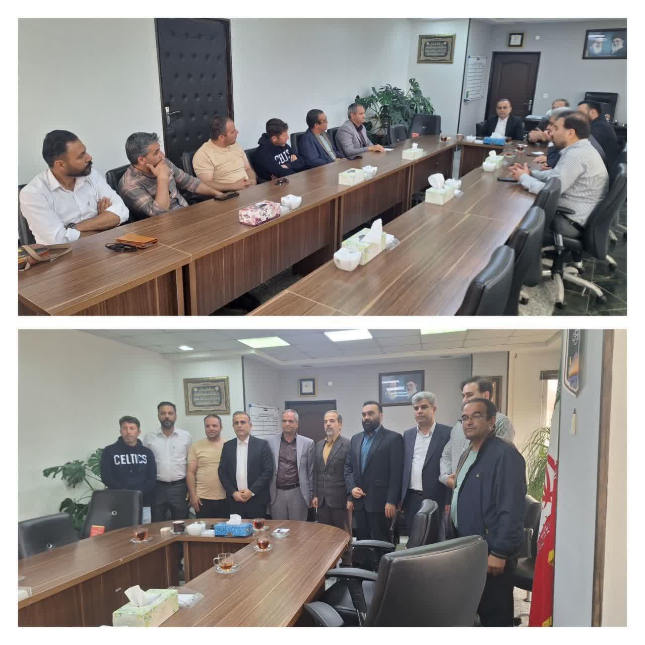 نشست مشترک مدیران خدمات شهری شهرداری بسطام با اعضای شورای اسلامی شهر گرگان