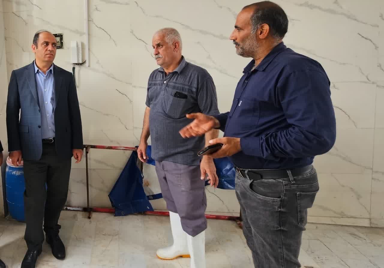 بازدید سرپرست شهرداری گرگان از غسّالخانه آرامستان امامزاده عبدالله (ع)