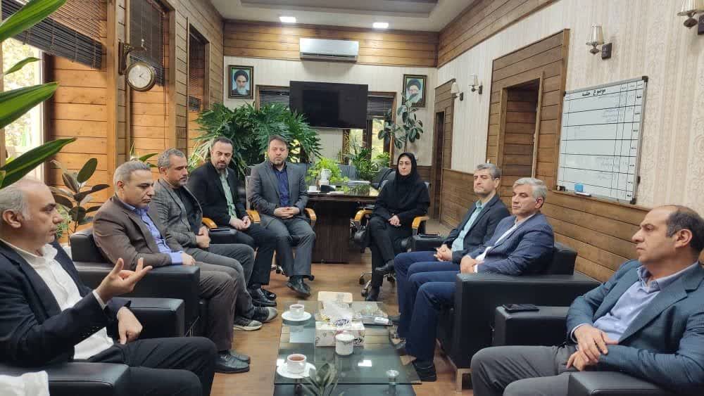 نشست مشترک سرپرست شهرداری گرگان با مدیر اعتبارات سازمان شهرداری‌های کشور