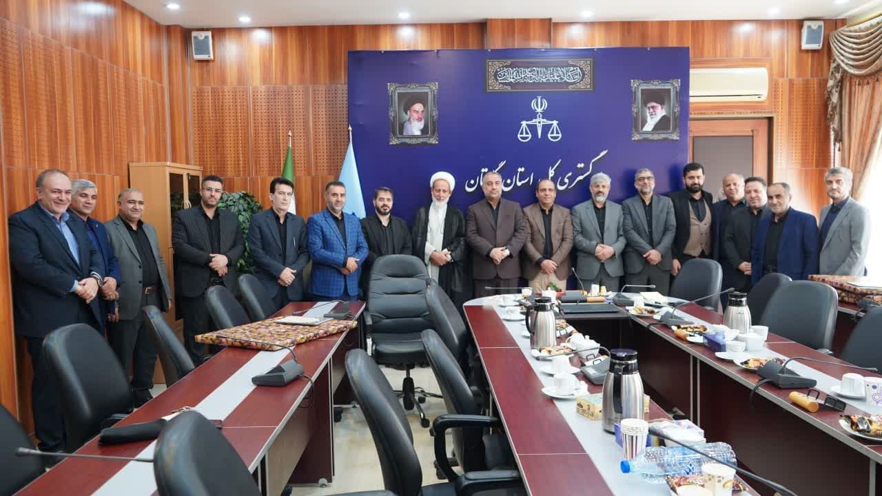 دیدار مدیران شهری گرگان با رئیس کل دادگستری گلستان