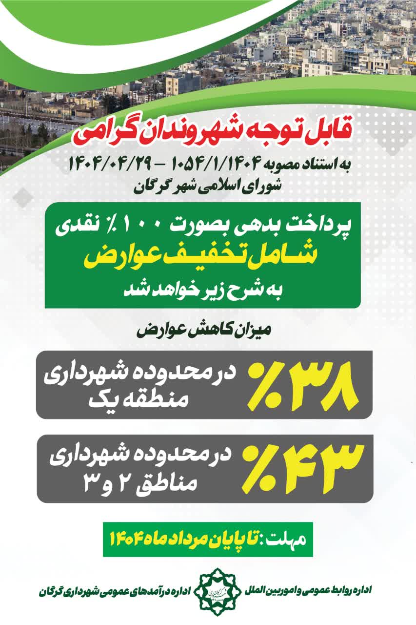 خبر خوش شهردار گرگان به بدهکاران عوارض ساختمانی