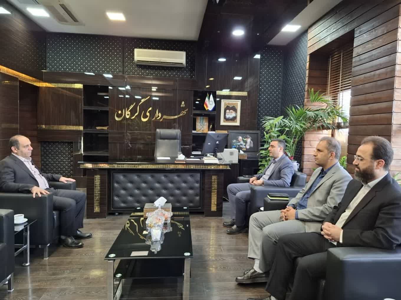 نشست شهردار گرگان با رئیس پلیس امنیت اقتصادی استان