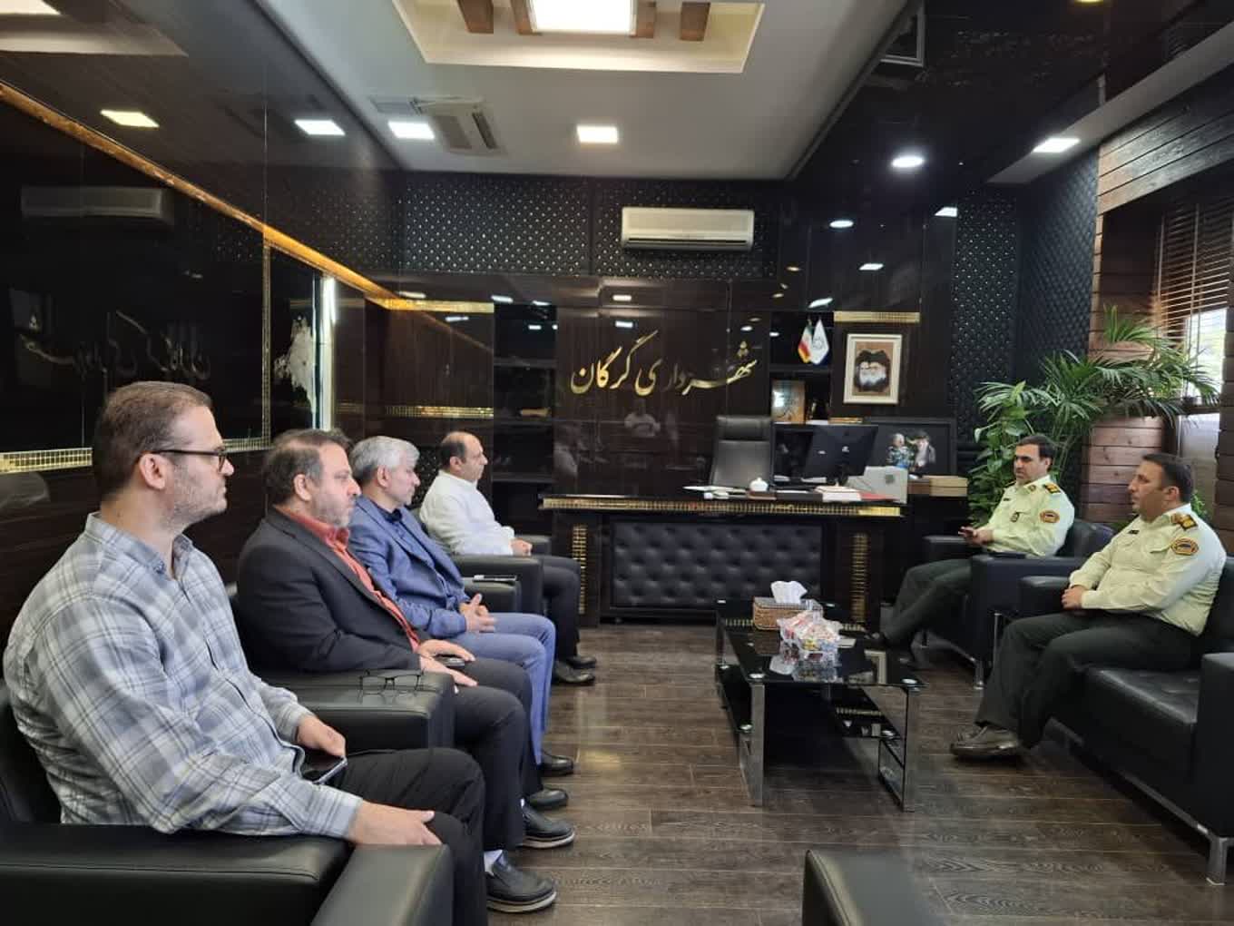 نشست شهردار گرگان با فرمانده انتظامی شهر...
