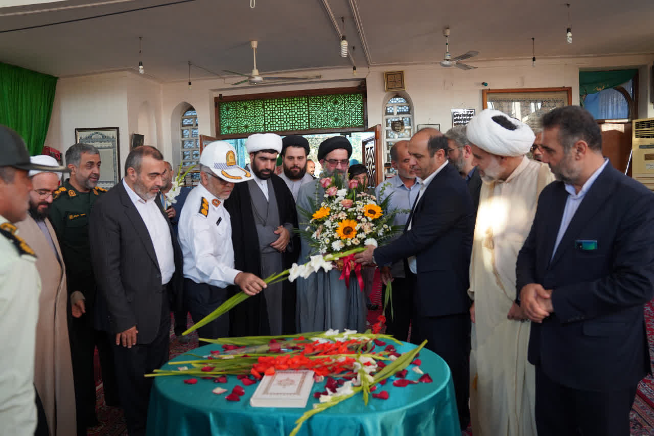 گلباران قدمگاه امام حسن عسکری (ع) در گرگان