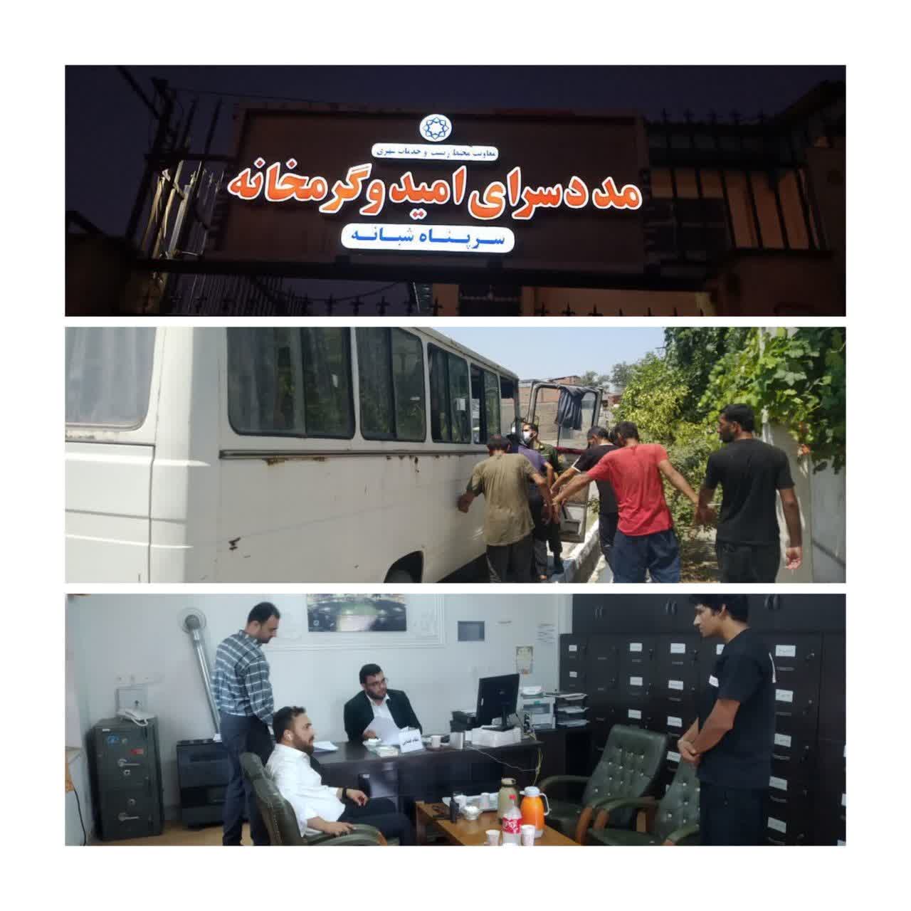 جمع‌آوری و ساماندهی ۵۵ معتاد متجاهر شهر گرگان