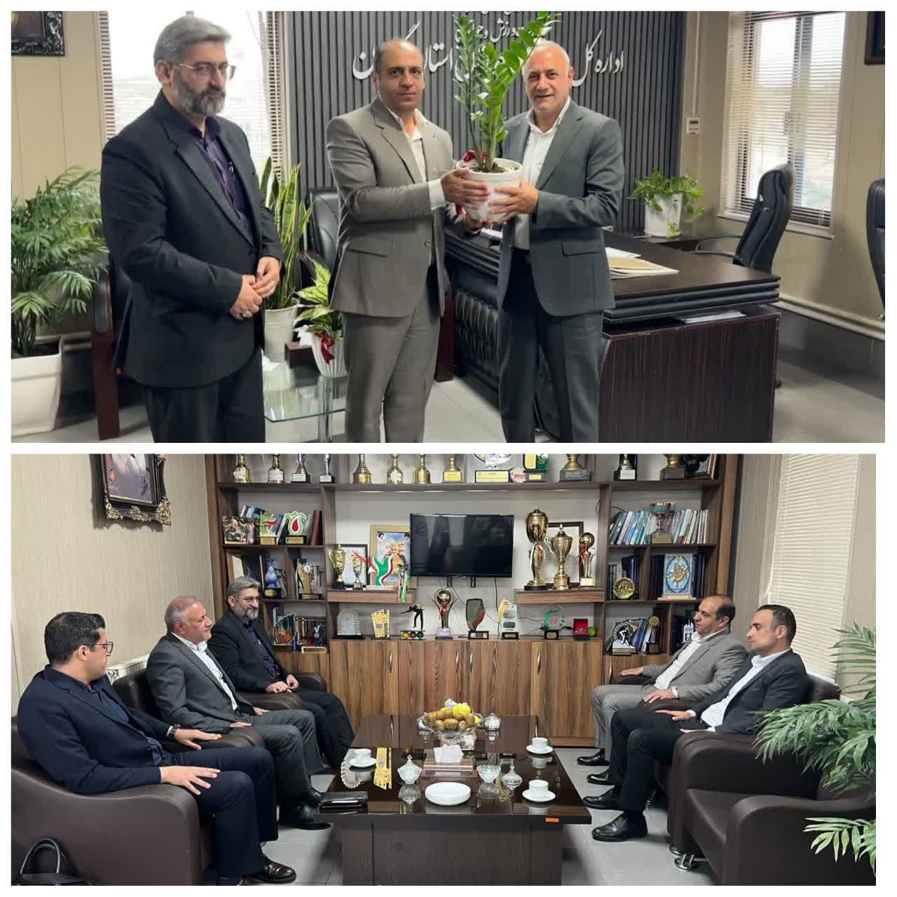شهردار گرگان با مدیرکل ورزش و جوانان گلستان دیدار کرد