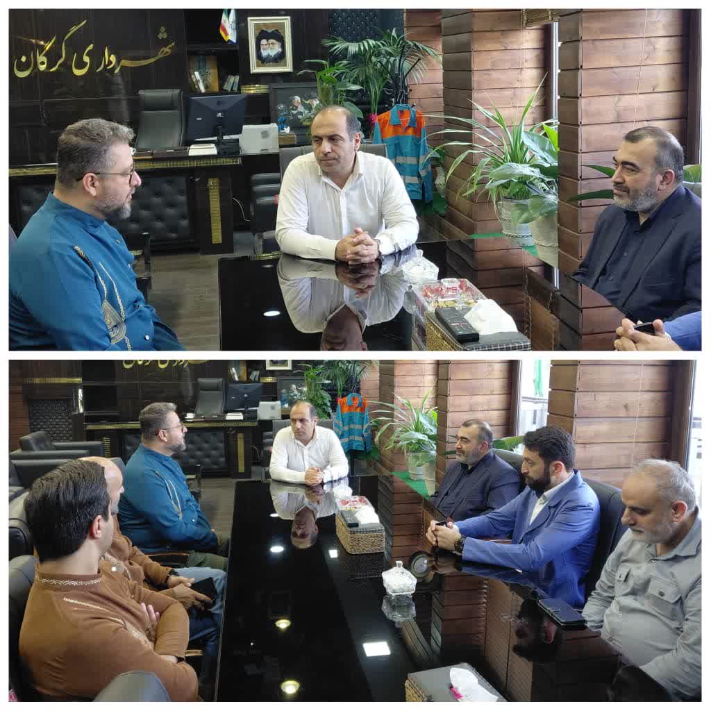 نشست سازندگان برنامه حسینیه معلّی با شهردار گرگان