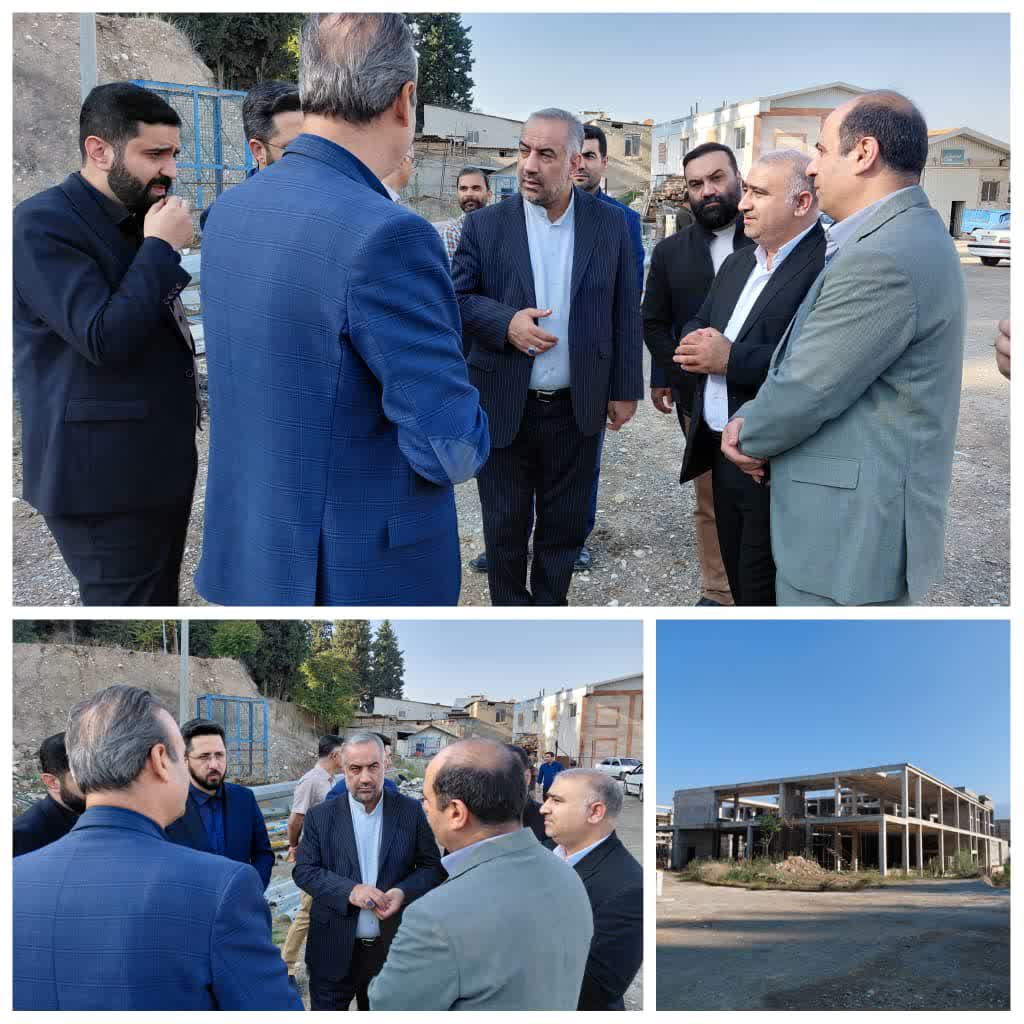 بازدید رئیس کل دادگستری گلستان از پروژه بازار موزه هفت شهر گرگان