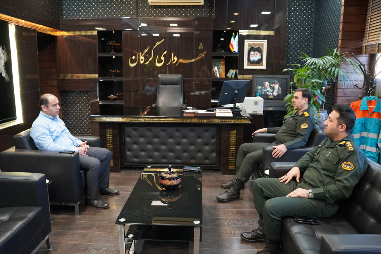دیدار فرمانده انتظامی شهرستان با شهردار ...