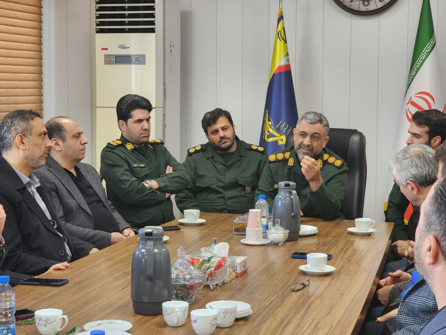 دیدار شهردار گرگان با فرمانده سپاه شهرست...