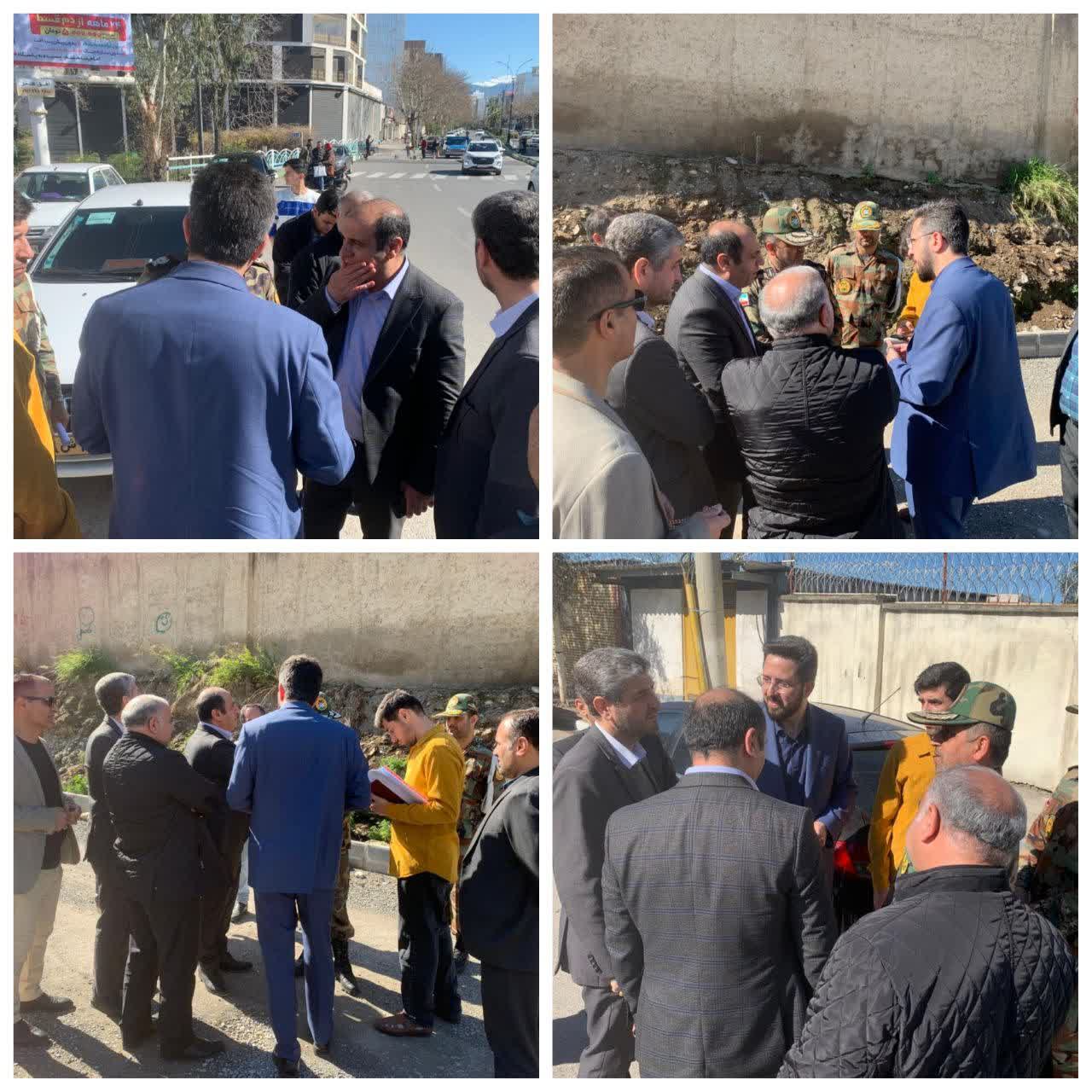 بازدید دادستان و شهردار مرکز استان از عم...