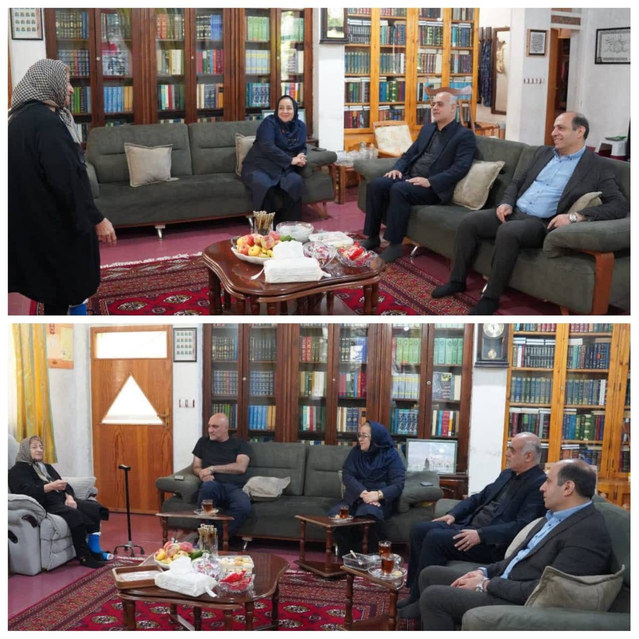 ادای احترام شهردار گرگان به خانواده چهره فرهنگی شهر؛ پیشنهاد نامگذاری یک معبر به نام «مرحوم قلیش‌لی»