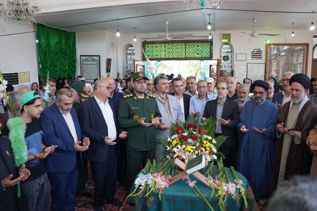 گلباران قدمگاه امام حسن عسکری (ع) در گرگان